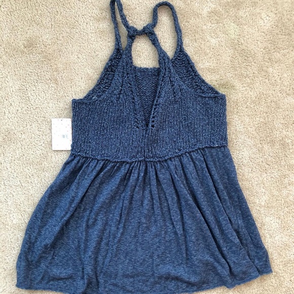 Free People Mountain View Tunic in Navy size Small - Picture 2 of 6